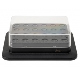 大龙磁铁固定加热模块（18900403），适用于2mL离心管, 24孔