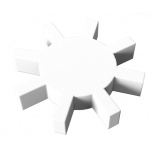 【磁力搅拌器配件】齿轮型磁力搅拌子Ø8X38mm 