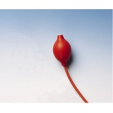 橡胶吸球，带有阀门，适合于自动回零滴定管