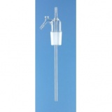 泵压头，用于玻璃试剂瓶，适用于组装式自动回零滴定管，透明玻璃