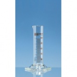 容量瓶，PUR材质涂层，BLAUBRAND A级，50 ml，宽颈，Boro 3.3, NS 14/23，PP瓶塞