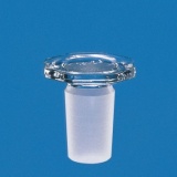 锥形磨口瓶塞，硼硅酸盐玻璃，34/35，八角形，半实心