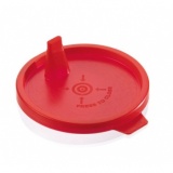 按压盖，适用于尿液杯，PE材质 , 红色，CE-IVD
