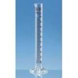 刻度量筒，高型，SILBERBRAND ETERNA，B级，50:1 ml，玻璃底座