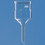 过滤转接漏斗，用于2 D ，上部直径50mm，长度132mm，Boro 3.3