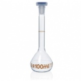 容量瓶, USP, BLAUBRAND? ETERNA, A级, DE-M, 2000 ml, NS 10/19, Boro 3.3, PP瓶塞, 带USP 个体证书