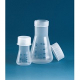 锥形瓶，宽颈，PP材质，1000 ml，瓶口规格 45/40，含旋盖