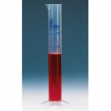 刻度量筒，高型，1000:10 ml，PP材质，蓝色刻度