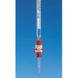 组装式滴定管，PTFE滴定阀，SILBERBRAND， 25:0.1 ml，AR-GLAS? 玻璃，Schellbach stripes标记