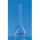 容量瓶，BLAUBRAND, A级，200 ml，Boro 3.3, 凸缘瓶口