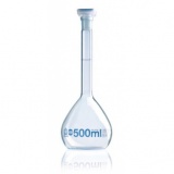 容量瓶，BLAUBRAND, A级，10 ml，宽颈，Boro 3.3, NS 10/19 PP瓶塞