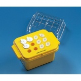 低温储存盒，PC材质，工作温度恒定于-20°C, 可保持60分钟