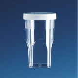 样品杯，PS材质，含盖，适用于库尔特颗粒计数仪，20 ml