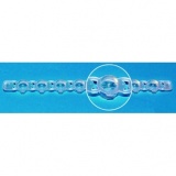 八联管管盖，平盖，PP材质，透明