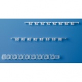 PCR 8联管管盖, 透明, 用于qPCR, 平盖, 适用于781377-78