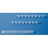 PCR 8联管管盖, 透明, 用于qPCR, 凸盖, 适用于781377-78