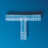 管路接头，PP，T形，用于内径为3- 4 mm的管路