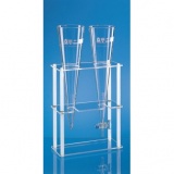 Imhoff管架，可支2支Imhoff管300x130x400mm