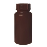 广口瓶，PE-LD材质，50 ml，GL 32，棕色不透明，旋盖