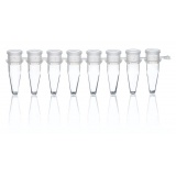 PCR 8联管，透明，连透明平盖单盖，带铰链固定，0.2ml ，标准容量，BIO-CERT PCR QUALITY